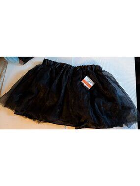 NWT Black Tutu Halloween Costume Goth Sexy Tuile Net Crinoline Michaels Imagin8
